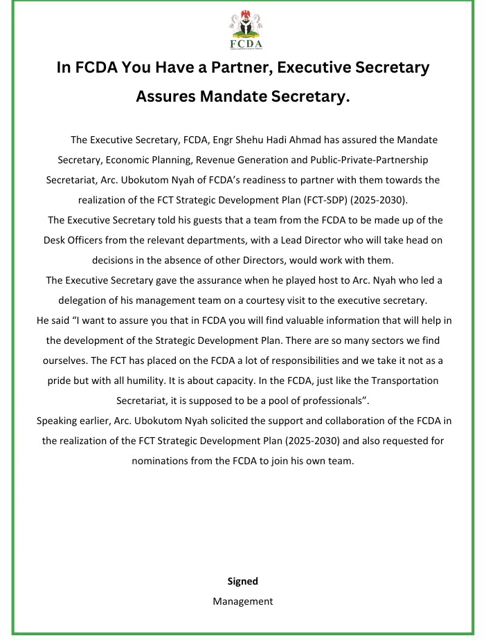Writeup on ES and Mandate Secretary
